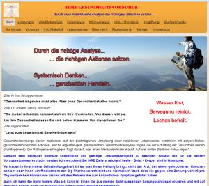 VitalblutAnalyse Homepage